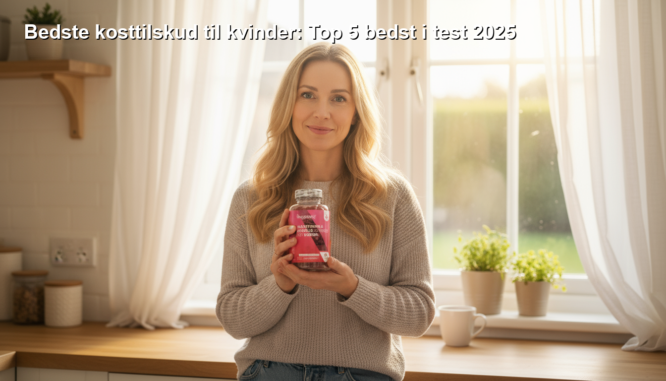 Bedste kosttilskud til kvinder: Top 5 bedst i test 2025