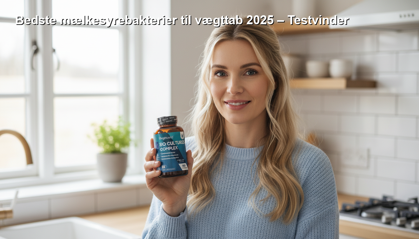 Bedste mælkesyrebakterier til vægttab