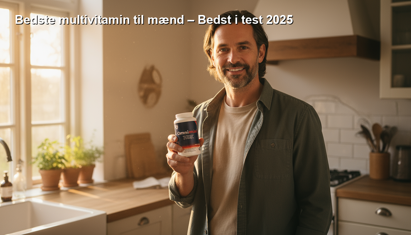 Bedste multivitamin til mænd – Bedst i test 2025