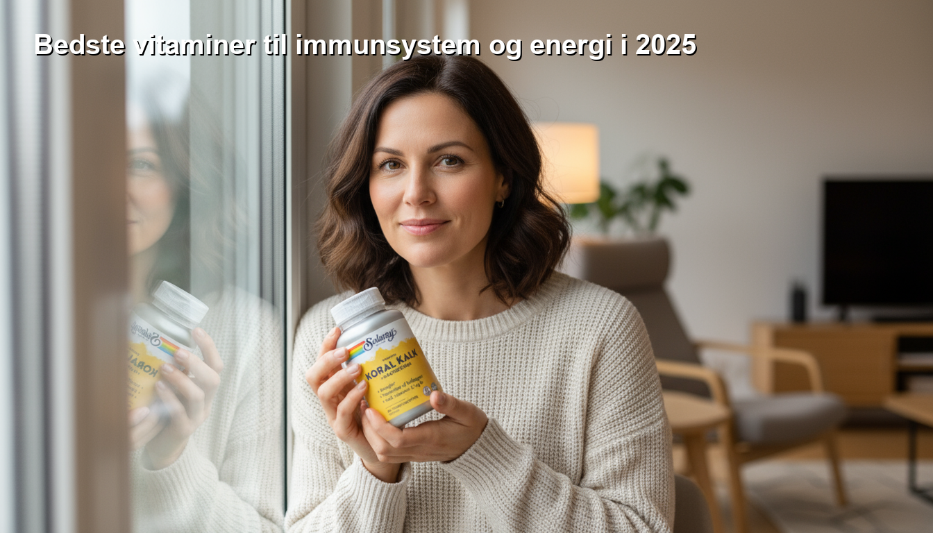 Bedste vitaminer til immunsystem og energi i 2025
