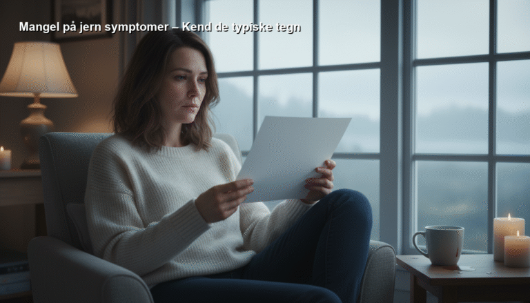 Mangel på jern symptomer