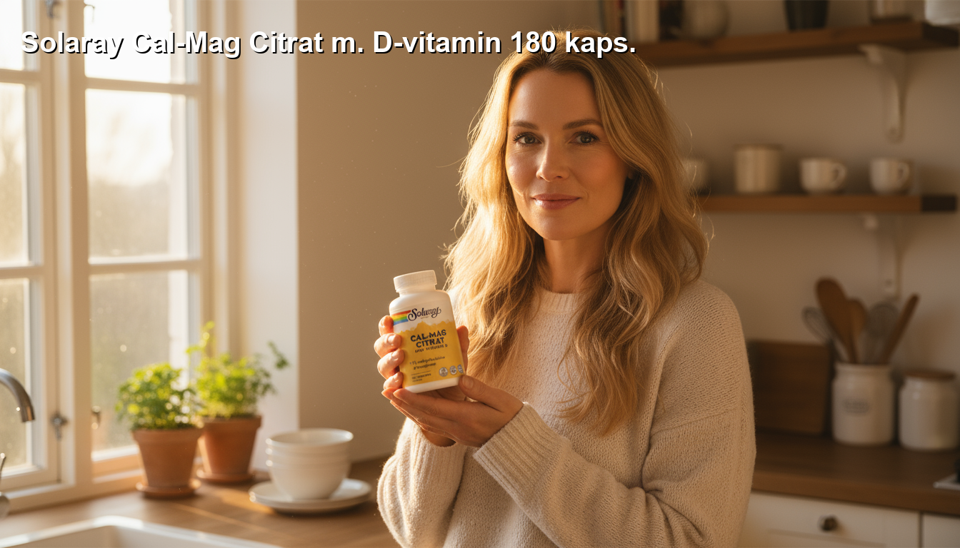 Solaray Cal-Mag Citrat m. D-vitamin