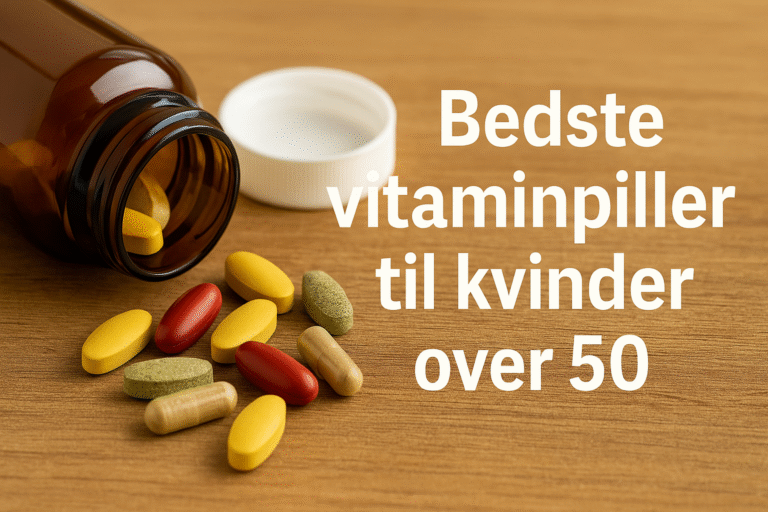 Bedste vitaminpiller til kvinder over 50