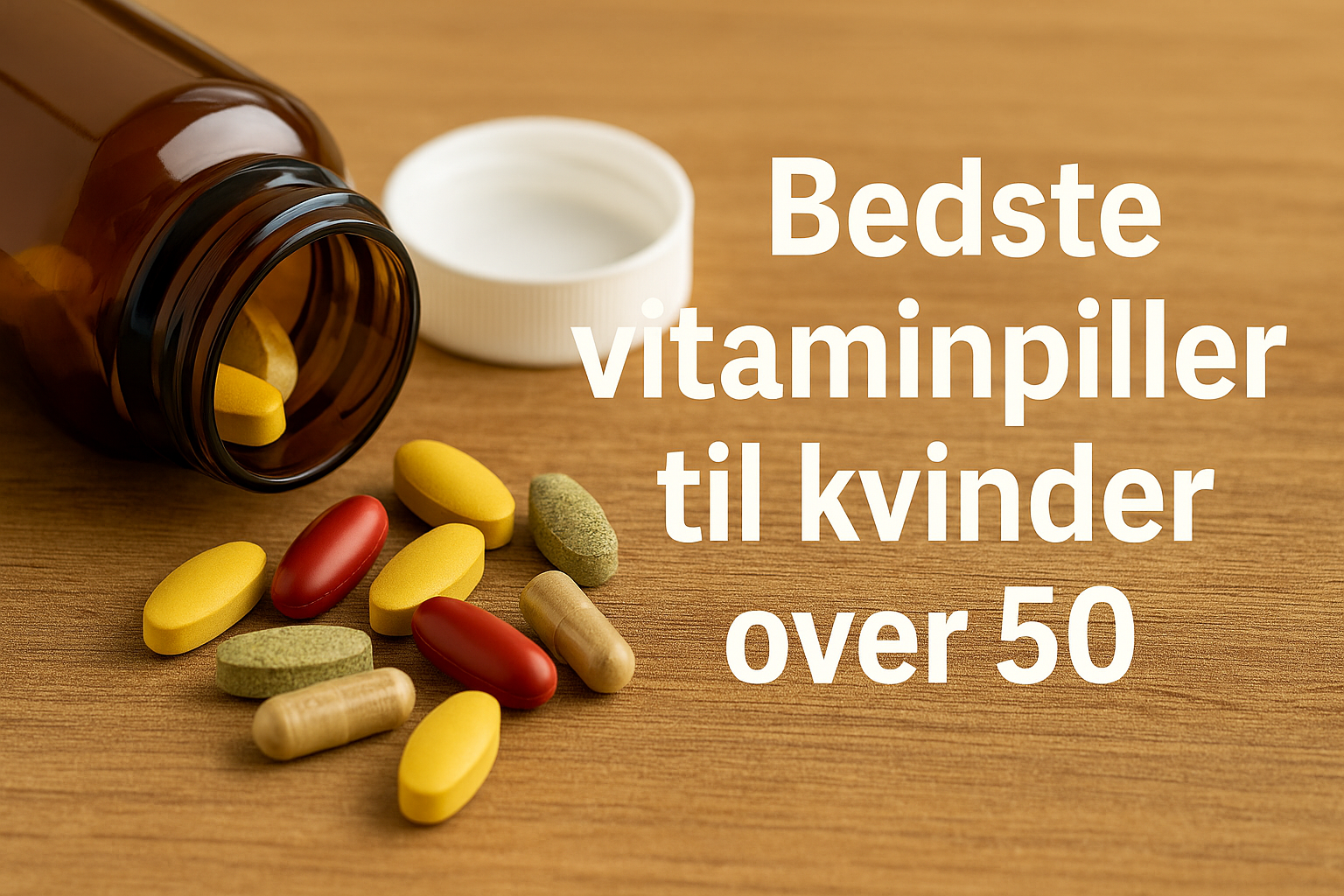 Bedste vitaminpiller til kvinder over 50