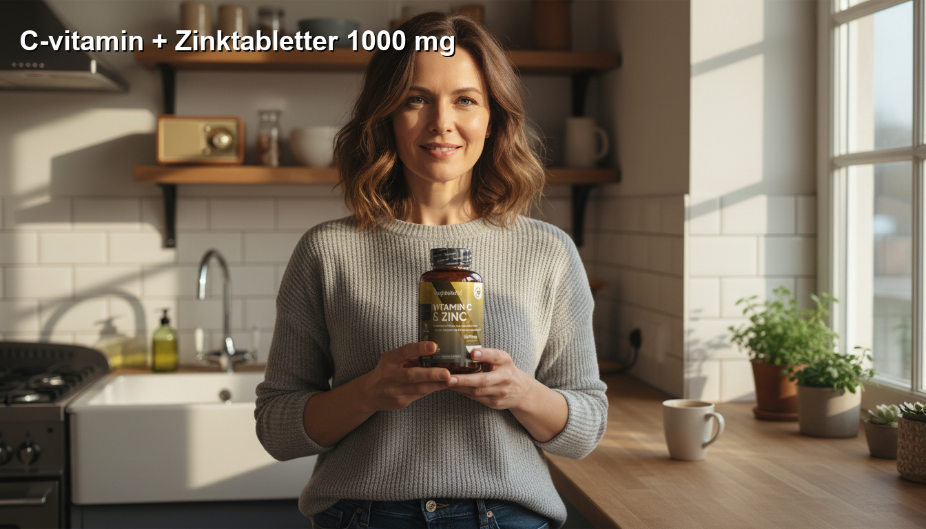 C-vitamin Zinktabletter 1000 mg