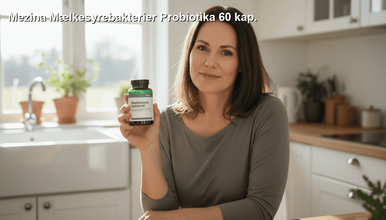 Mælkebakterier Probiotik 60 stk. i grøn hældningstabellet.