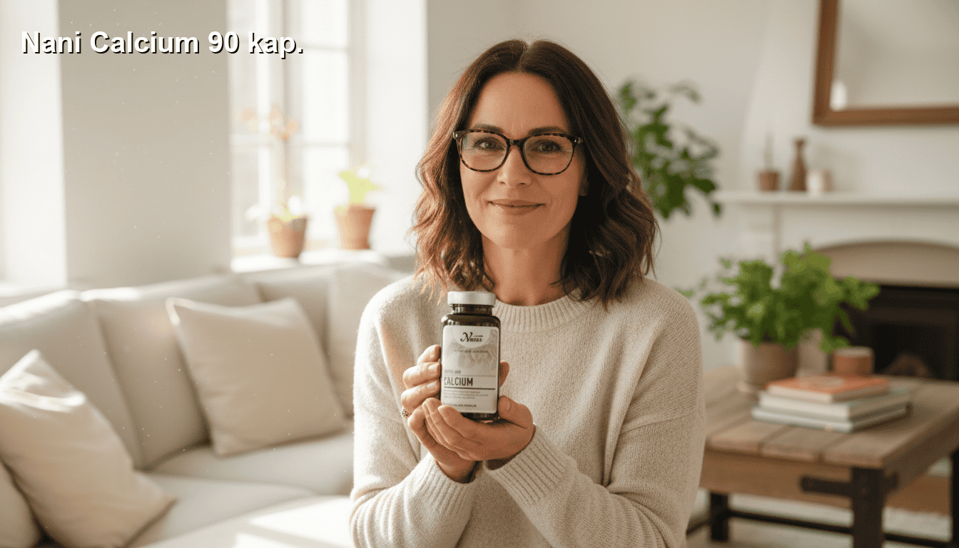 Nemi Calcium 90 kapsler - sund kosttilskud til stærke knogler med højt calciumindhold for både kvinder og mænd. Nutidigt design, let at tage dagligt.