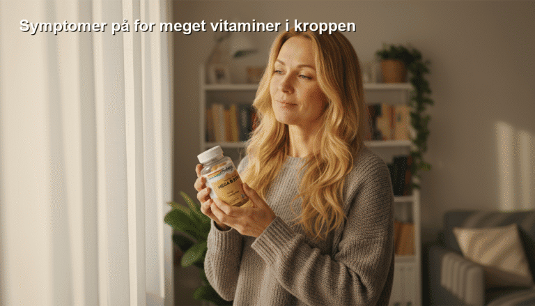 Symptomer på for meget vitaminer i kroppen
