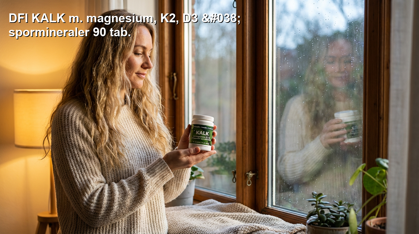 DFI KALK m. magnesium, K2, D3 & spormineraler 90 tab.