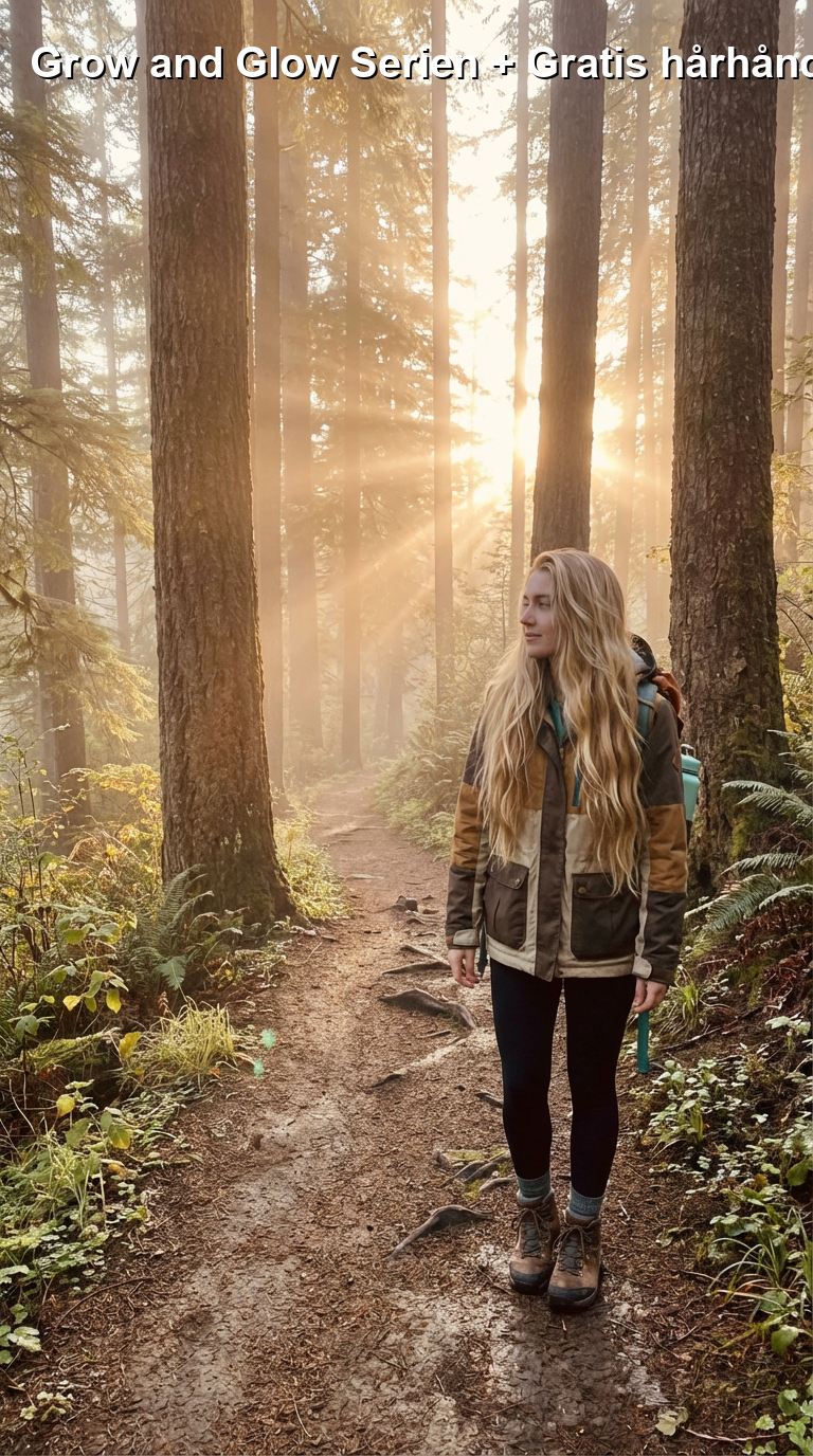 Grow and Glow Serien + Gratis hårhåndklæde