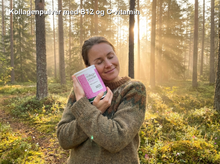 Kollagenpulver med B12 og C-vitamin