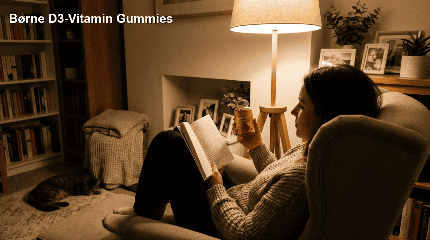 Børne D3-vitamin gummies i flasken, perfekt til børns sundhed og velvære, hjælper med at styrke immunforsvaret og er lavet med naturlige ingredienser for optimal sundhed.